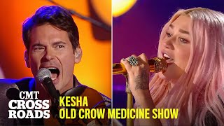 Kesha & Old Crow Medicine Show Perform “Timber” | CMT Crossroads