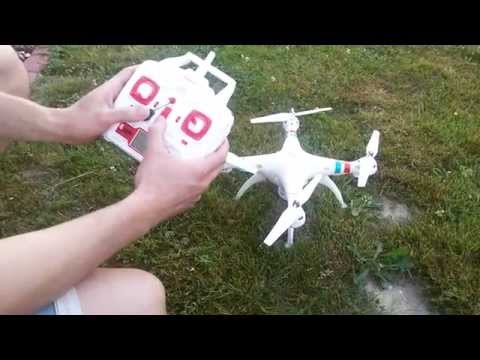 Syma x8c , Dron Quadcopter,  Pierwszy lot + uruchamianie  Poland