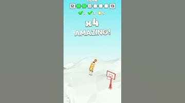 Flip Dunk Basketball Gameplay Walkthrough 🏀 | Level 55| Fun game #shorts #game