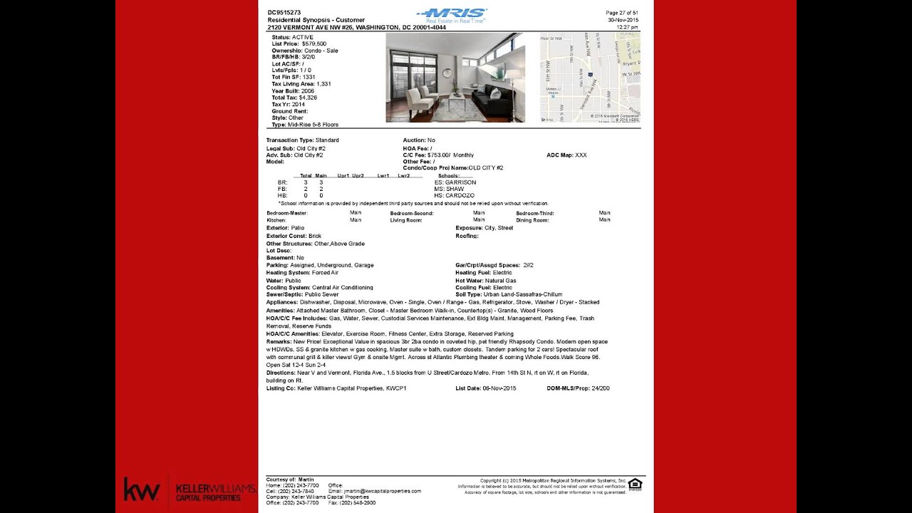 KWCP DC Listings 11/30/15