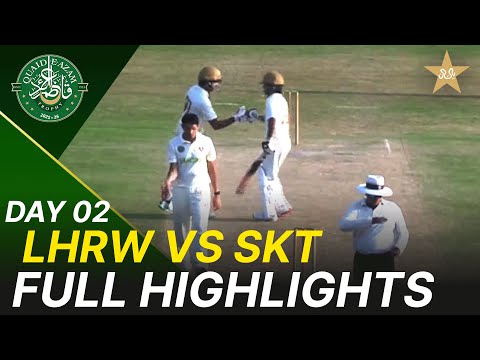 Full Highlights | Lahore Region vs Sialkot Region | Day 2 | Quaid-e-Azam Trophy 2025-26 | M2P1K