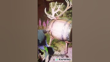 Transfiguration spell on deer. Hogwarts Legacy