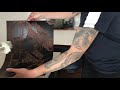 Inking & Printing A Large One Layer Linocut Print