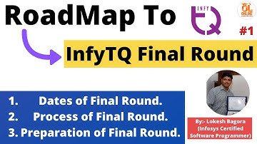 Roadmap to InfyTQ Final Round | Infosys Certification (2022 Batch) #infytq2022 #infytfinalround