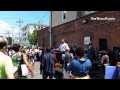 State sen gary winfield speaks at the stand together rally in new haven sunday