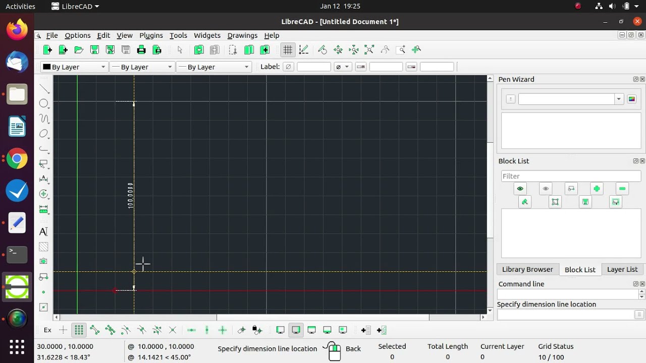 [Non-Unitless Grid] Solved LibreCAD Issue 
