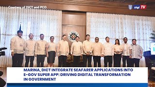 MARINA, DICT Integrate Seafarer Applications into e-Gov Super App | MARINA DigiTV screenshot 2