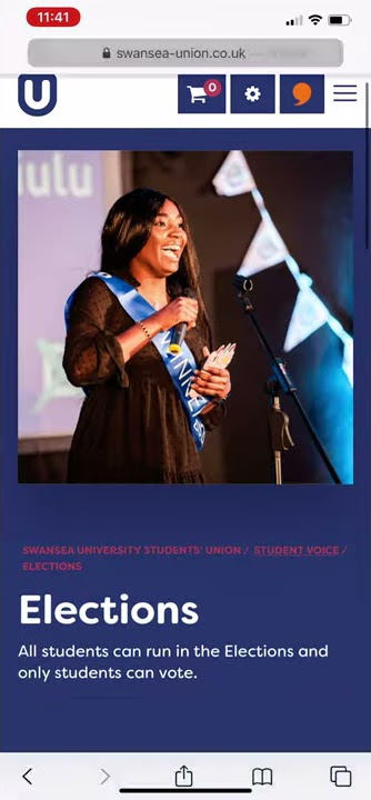 How to find voting page on SU website