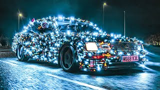 I COVERED MY CAR IN 1000'S OF CHRISTMAS LIGHTS! *INSANE*