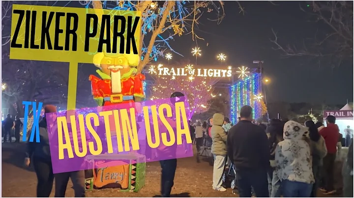 Christmas lights | Austin Trail of lights | Zilker Park, Austin, TX, USA
