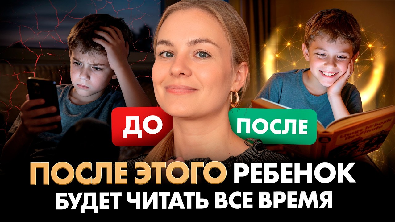 Если ребенок НЕНАВИДИТ читать книги, сделайте ЭТО!