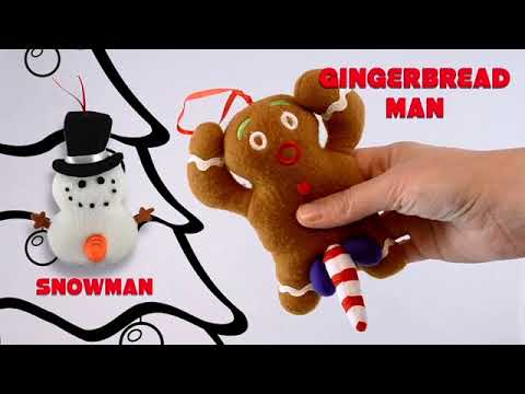 NAUGHTY GINGERBREAD MAN CHRISTMAS ORNAMENT VIDEO