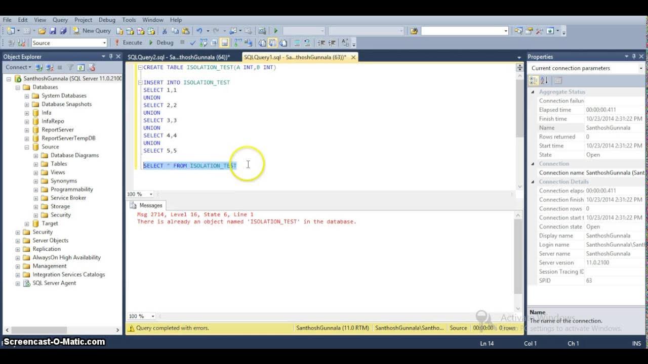 Sql Server Isolation Levels With Most Green