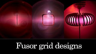 Experimenting with fusor grid geometry