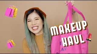 MAKEUP HAUL BỰ BỰ 🛍 CÙNG KHUI VỚI CHANG 😄