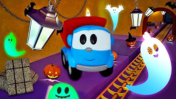 Leo the truck & Ghost train for kids - Halloween cartoons for kids & Car cartoon for babies.