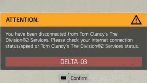 How To Fix Division 2 Error Code Delta-03?