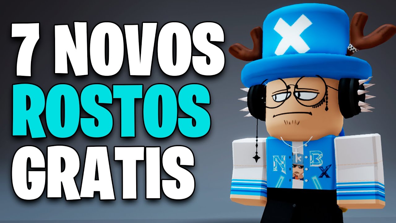 PEGUE AGORA os NOVOS ROSTOS ANIMADOS GRÁTIS EXCLUSIVOS no ROBLOX! 