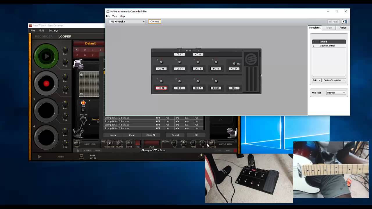 Assigning and using Midi Controller for Amplitube 4 YouTube
