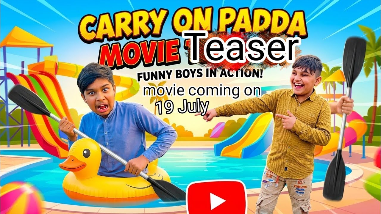 Pakistani New Punjabi movie carry on padda Trailer and Shahram Pendu and Aniq or Hassan