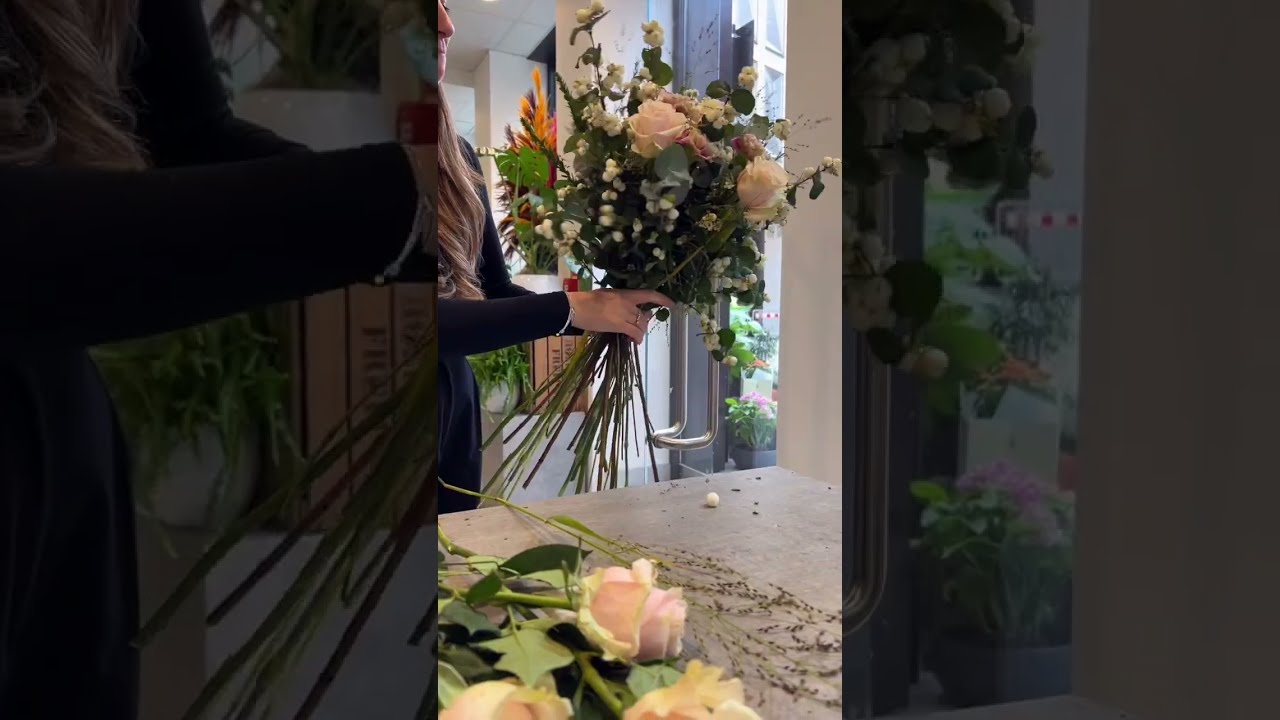 Vintage Pink Rose Bouquet Demo With Our Wonderful Florist Annie