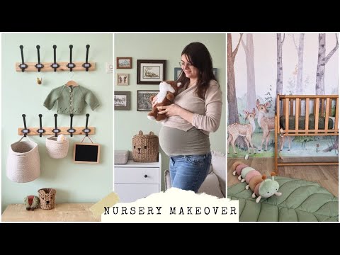 Nursery Makeover 🌳🦔 Woodland Fairytale Baby Boy Nursery ✨ Start to Finish