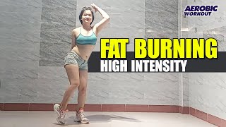 Aerobic Class Workout - Fat Burning, High Intensity | Aerobic Dance For Weight Loss At Home
