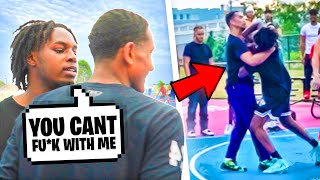 Trash Talker Put Me In A HeadLock & Was Ready To Fight! Gone WILD! (5v5 Basketball)