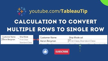 Multiple rows to Single row in Tableau | Group_Concat in Tableau | Tableau real time use case