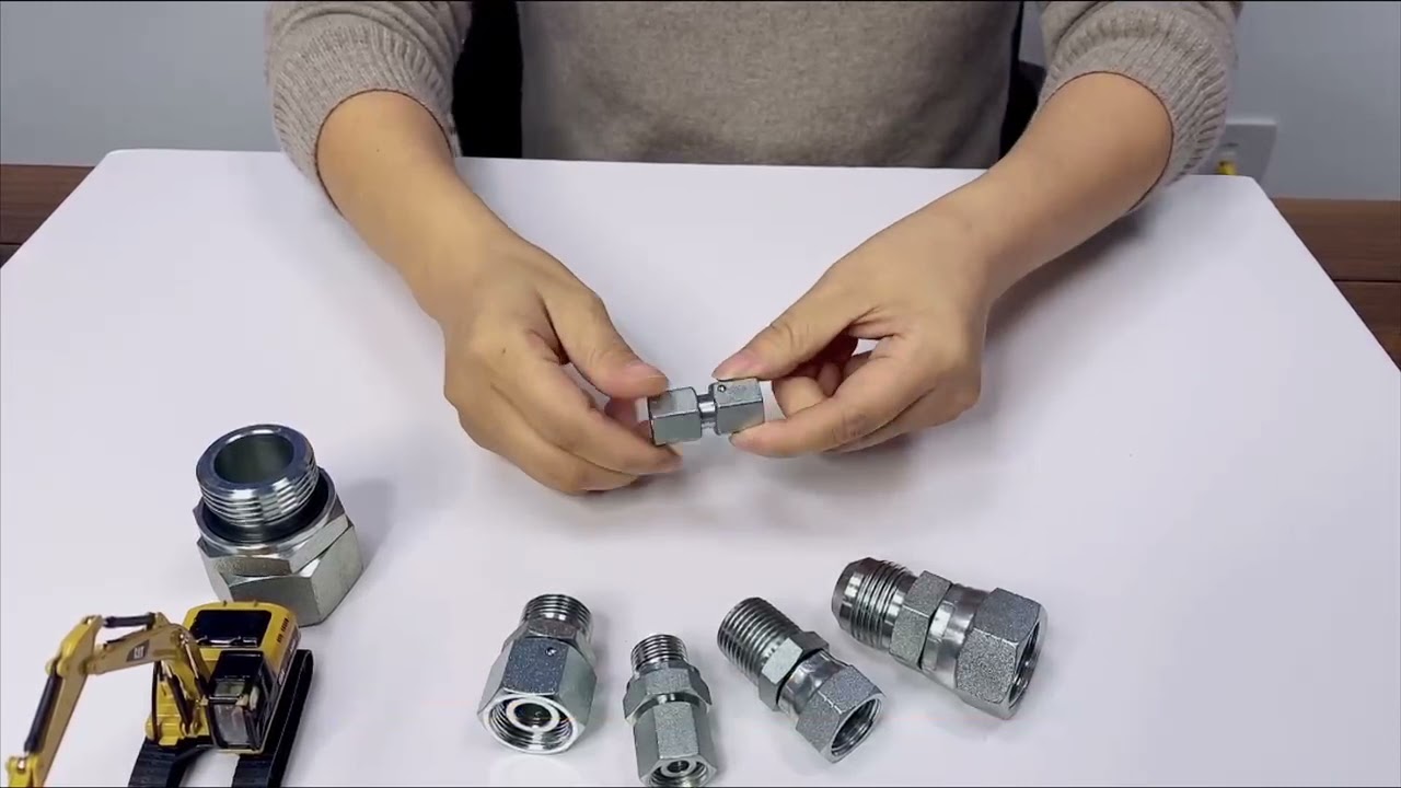 straight hydraulic hose adapter