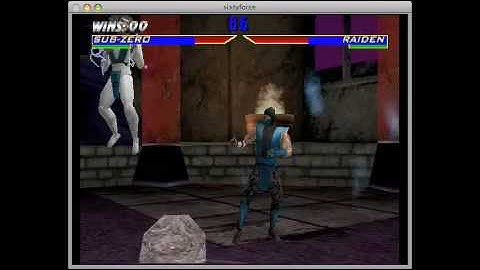 Mortal Kombat 4 (N64)- Sub Zero vs Raiden