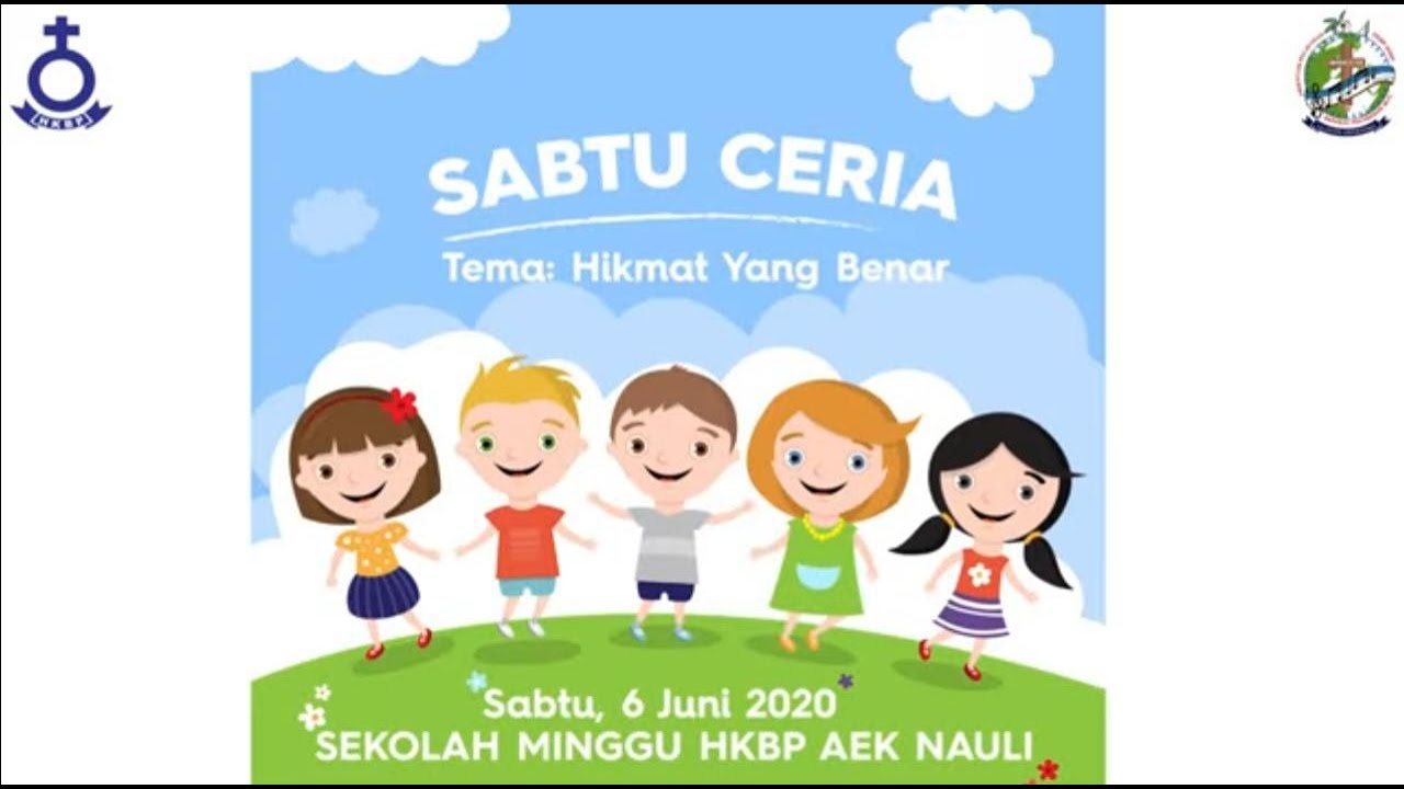 Ibadah Sabtu Ceria Sekolah Minggu 6 Juni 2020 Youtube