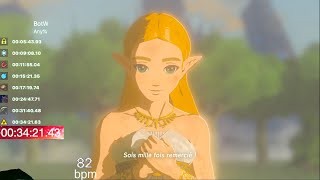 BotW Speedrun（RTA）Any% amiibo 34:21.43