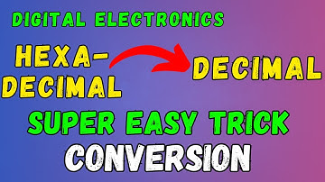 Hexadecimal to decimal conversion in Hindi || Urdu