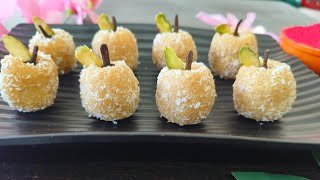 Instant coconut sweet ❤️ without sugar | Ready in 5 mins | All festival sweet 😋with @food__dramas