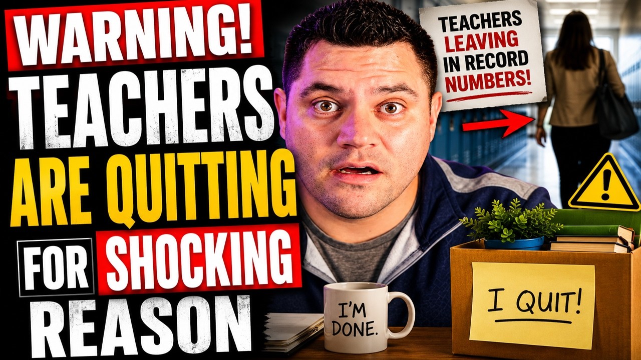 WARNING | Teachers Are Quitting For SHOCKING Reason - YouTube