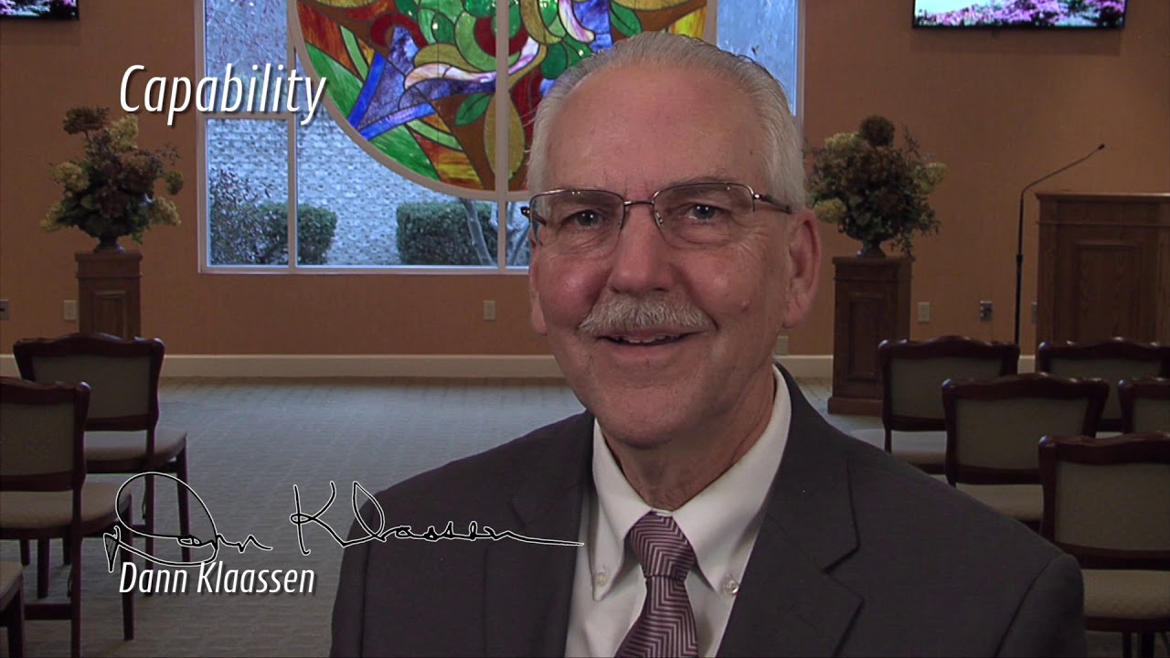 Capability | Dann Klaasen | Langeland Family Funeral Homes Burial