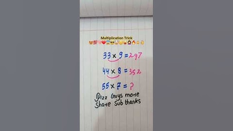 Multiplication trick 😎🧠💯 #maths #shortsfeed #multiplication #shorts #trendingshorts #mathstricks