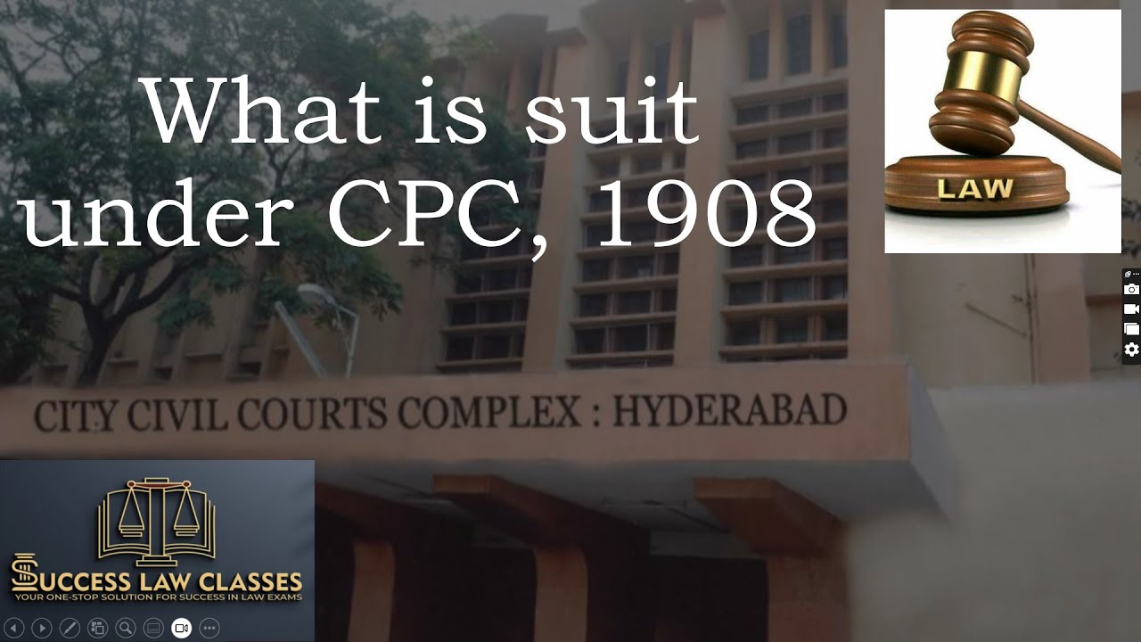 What is Suit under CPC, 1908 YouTube