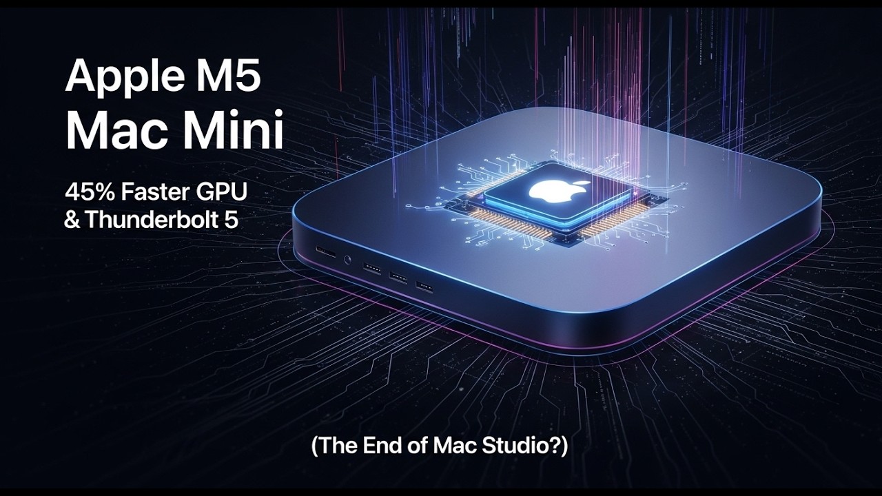Apple M5 Mac Mini Leaks: 45% Faster GPU & Thunderbolt 5 (The End of Mac ...