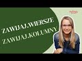 Transpozycja z podziałem, czyli funkcje ZAWIŃ.WIERSZE i ZAWIŃ.KOLUMNY