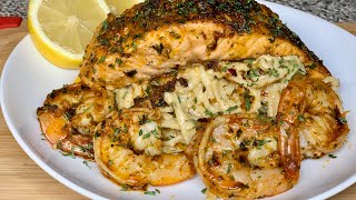 CAJUN SHRIMP AND SALMON PASTA||HOW TO|| ALFREDO PASTA RECIPE|| ALFREDO FROM SCRATCH