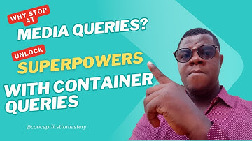 STOP Using Media Queries! Try Container Queries Instead!