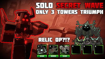 TDX | SOLO Secret Wave 3 Tower Triumph with Reworked Relic
