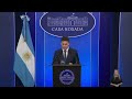 EN VIVO | Conferencia de prensa del vocero presidencial Adrián Ravier