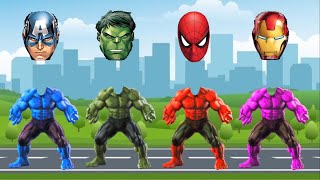 Tebak Gambar Superhero Avengers Spiderman , Ironman , Superman , Captain America , Batman dan Hulk