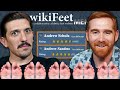 Andrew Schulz Reacts to His WIKIFEET SCORE