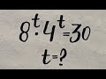 Solve for t in this nice Algebra Math question||Olampiad question 