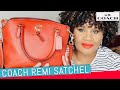 Coach Remi Satchel in Pebble Leather