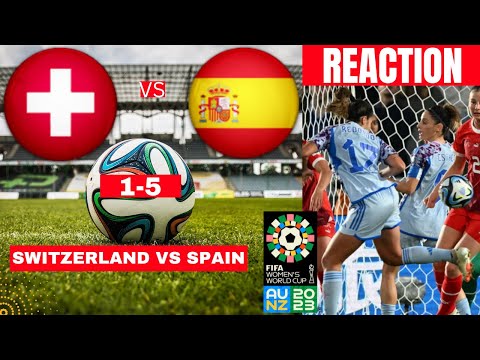 Switzerland vs Spain Women 1-5 Live Stream FIFA World Cup Football Match Score Sports Highlight Vivo